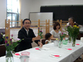 平成22年09月11日 日本文化の代表の１つである生け花教室に参加