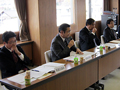 松本市長、議会議長、市側幹部と県政に関わる重要問題について意見交換