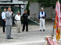 長野県自動車整備振興会松本支部の球技大会において挨拶