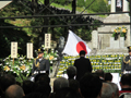 長野県殉職警察職員慰霊祭にて追悼の辞を述べる