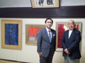 日展、評議員の岸野画伯と日本芸術について意見交換
