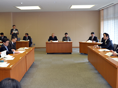 平成29年役員選任の各派交渉会に参加。