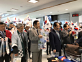 信州まつもと空港国際化に向けて大韓航空チャーター便を迎える