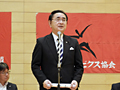 第３５回全日本総合エアロビック選手権長野県大会にて会長として挨拶