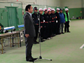 芳川地区総合防災訓練にて県の災害対策についてスピーチ