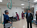 松本市自衛隊協力会会長として視察研修会に参加。自衛隊中央病院を視察